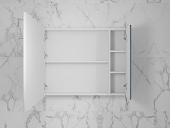 Style Line Мебель для ванной Стокгольм 80 подвесная графит софт – фотография-12